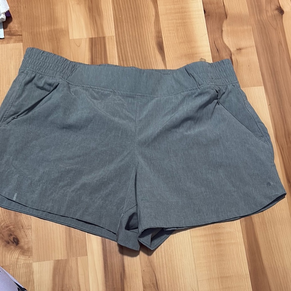 Apana Gray Athletic Shorts Lightweight Comfort